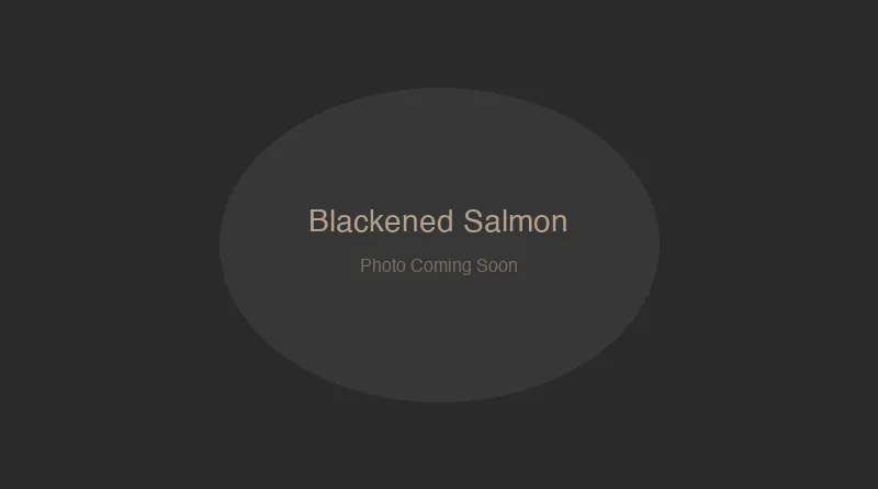 Blackened Salmon at Phoenician Garden