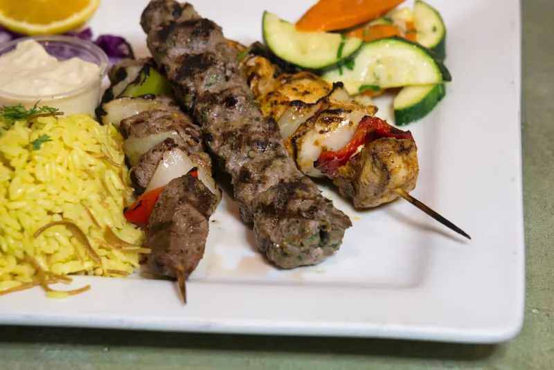 Combo Kebobs at Phoenician Garden