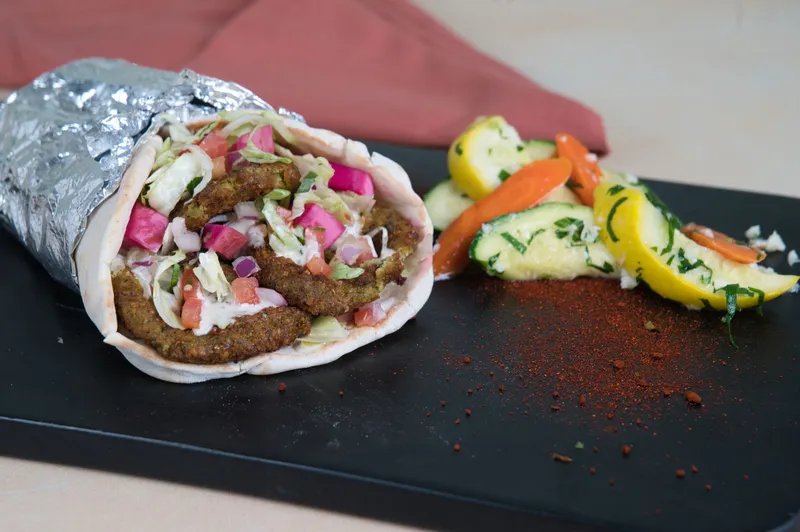 Falafel Wrap at Phoenician Garden