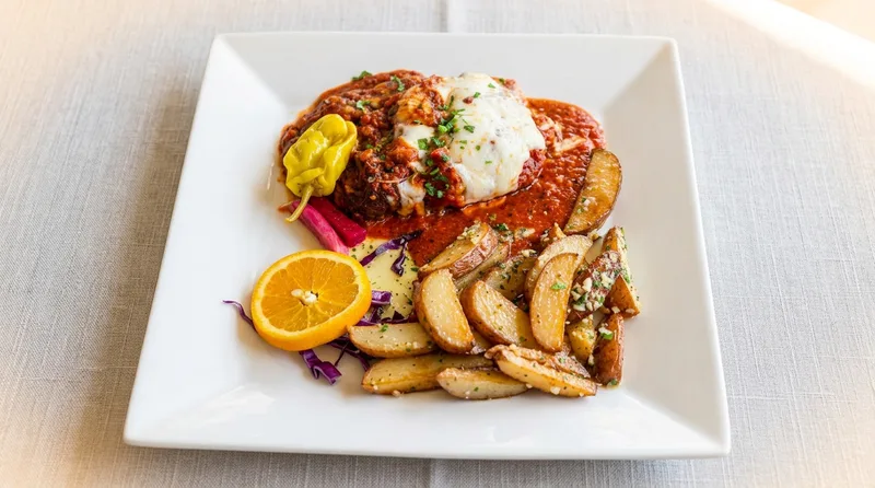 Lebanese Stuffed Eggplant at Phoenician Garden