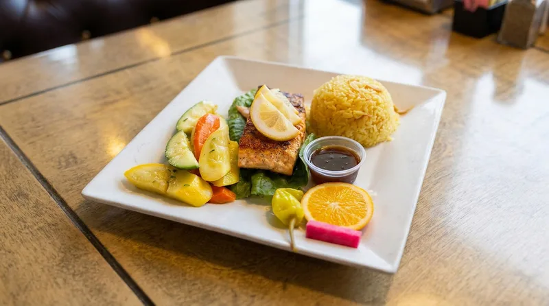 Fish Kebobs at Phoenician Garden