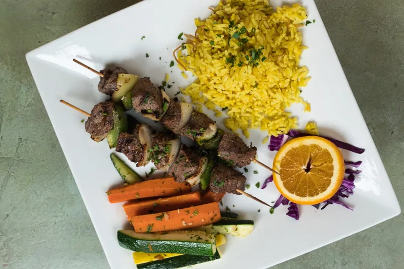 Shish Kebobs at Phoenician Garden