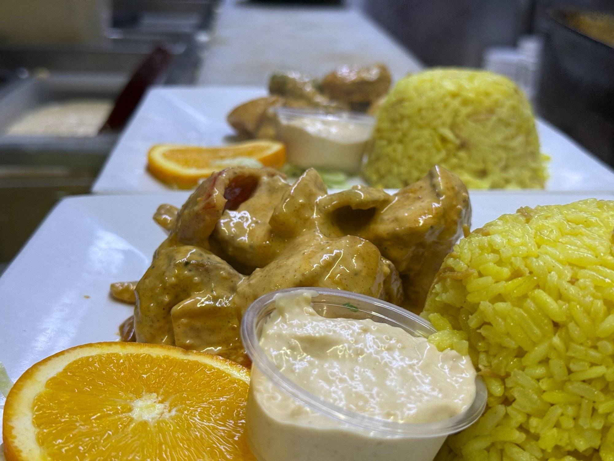 Spicy Chicken Family-Style Dinner at Phoenician Garden Fresno