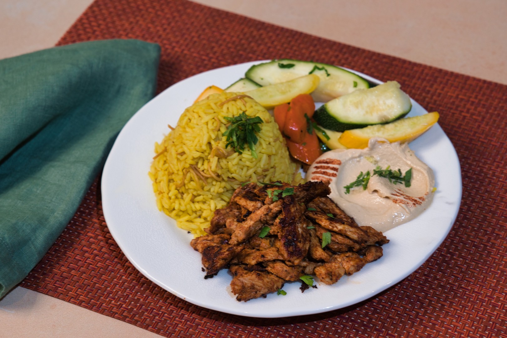 Chicken Shawarma Plate